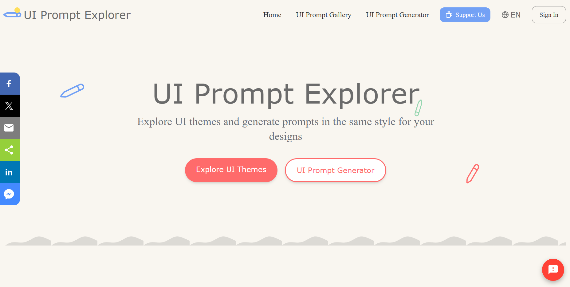UI Prompt Explorer - Applied AI Tools